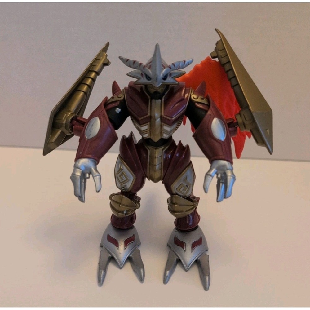 2002 Bandai Digimon Spirit Evolution Vritramon Burning Greymon 5" Missing Wing‎